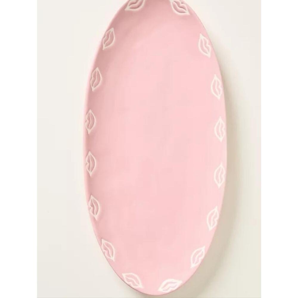 AnthropologieVida Icon Stoneware Platter: Valentine's Day Edition